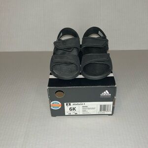 Adidas Toddler swim sandals black